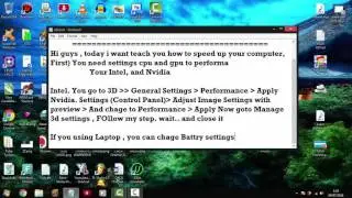 How to make PC Faster FOR ALL WINDOWS! FREE AND EASY!!! MUST SEE!!! (VERY SIMPLE)