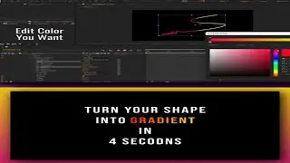 After effects apply gradient to shape layer #shorts #shortvideo