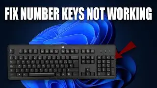 How To Fix Number Keys Are Not Working in Windows 11