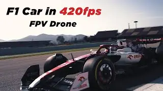 Formula 1 Car in Super Slow Motion | Cinematic FPV