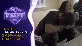 Inside Isaiah Likelys Draft Call | Baltimore Ravens