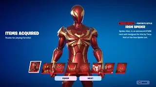 How to Get IRON SPIDER in Fortnite!