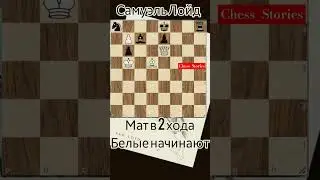 🧠 задача Лойда 29. Мат в 2 хода. #chess_stories_shorts #chess #шахматы #задачи #шахматныезадачи