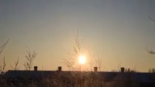ЗИМНИЙ ВЕЧЕР В ДЕРЕВНЕ  Футаж