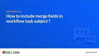 How to insert merge fields in the workflow task subject?