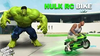 Franklin Stealing Hulk RC Bike in GTA 5 ! | Techerz