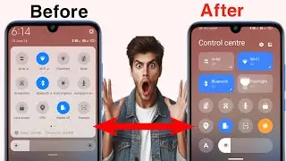 Redmi phone me control center change kaise kare । Mi control center।How to change control center