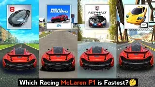 McLaren P1 Top Speed in Asphalt 8, Asphalt 9, Asphalt Nitro & Real Racing 3   Best Racing Gameplay