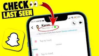 Secret 🤫Trick: How to know Someone is Online on Snapchat | How to check last seen on Snapchat