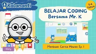 Belajar Coding Anak - Membuat Cerita Hewan (Ep. 1) with ScratchJr (5-6 tahun)