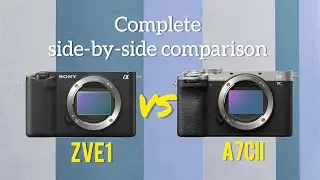 A7Cii vs ZVE1: In-Depth Side-by-Side Comparison