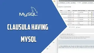 MYSQL – Clausula HAVING – Video 9