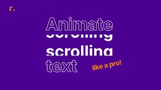 Animate Scrolling Text in Figma Like a Pro!
