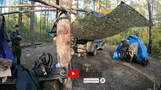 В тайгу за хариусом и ленком  золотой осенью . 4K. Часть 1.#2  Fishing in the taiga.