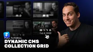 Building a Dynamic CMS Projects Grid in Framer (Full Tutorial)