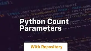 python count parameters