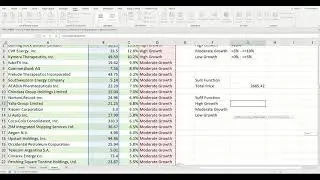 Excel SUM and SUMIFs Functions