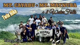 TWIN HIKE Mt. CAYABU + Mt. MAYNUBA + 8 WATERFALLS / ONE DAY HIKE