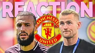 Calcio Berlin REAGIERT auf die Transfers von de Ligt und Mazraoui vom FCB zu Manchester United!