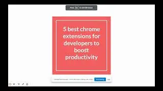 The 5 best Chrome extensions for developers to boost productivity.