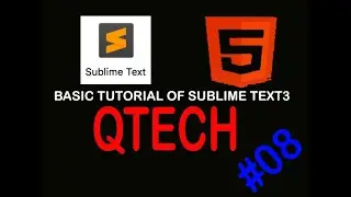 Sublime Text Editor Tutorial in Urdu/Hindi #08 l Q Tech Info