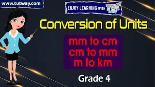 Metric Units of Length | Length Unit Conversion | Convert mm, cm, m and km | Math