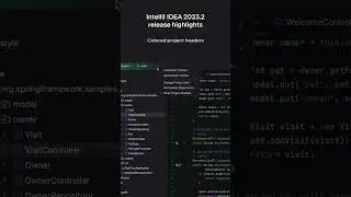 IntelliJ IDEA 2023.2 release highlights - Colored headers