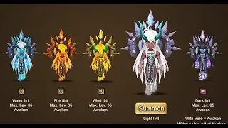 Summoners War - полный Обзор всех Ифритов (Ifrit guide) ⚔ когого качать и какие статы делать ✔