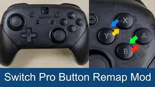 Switch Pro Controller Button Remap Mod