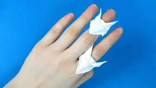 How to make a ring out of paper   DIY rings