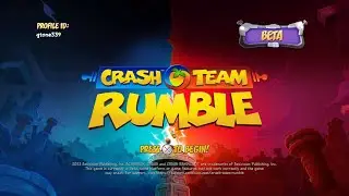 Intro & Start screen | Crash Team Rumble BETA - PS5 4K