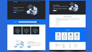 Complete Responsive Landing Page Website Design Using Bootstrap 5 HTML CSS  and Javascript