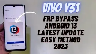 Vivo Y31 Frp Bypass Android 13 Latest Update | Vivo Funtouch Os 13 Google Frp Unlock Without Pc