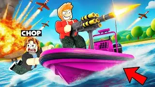 ROBLOX CHOP AND FROSTY FIGHT NAVAL WARFARE TYCOON