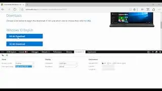 How to Download Windows 10 (ISO File) on Microsoft Edge