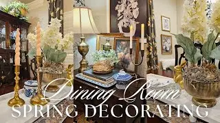 SPRING DINING ROOM DECORATE WITH ME 2024 | Spring + Easter Decorating Ideas & Style Inspiration