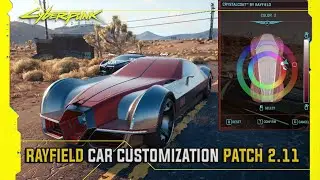 Customize Rayfield Vehicles - Cyberpunk 2077 (Patch 2.11)