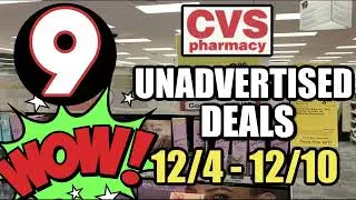 CVS UNADVERTISED DEALS (12/4 - 12/20) | NEW MONEYMAKERS & MORE!