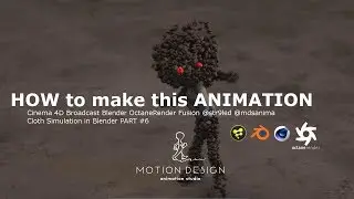 How to make ANIMATION in C4D - Cloth Simulation Blender PART #6 - CINEMA 4D - OCTANE RENDER - FUSION