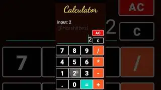 Calculator - Part 1: #Addition | Android Application | #Android_studio | #Harshitbnsl | #Shorts 💻