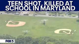 1 shot in bathroom at Maryland high school