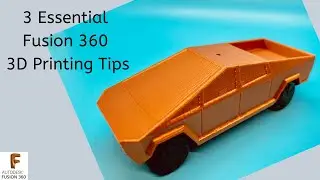 3 Essential Fusion 360 3D Printing Tips