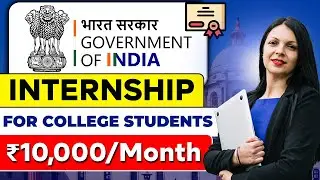 Government internships for College Students 🧑‍🎓 Learn & Earn ₹10k/Month | NCGG Internship