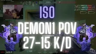 Demon1 POV Iso on Abyss 27-15 K/D (VALORANT Pro POV)