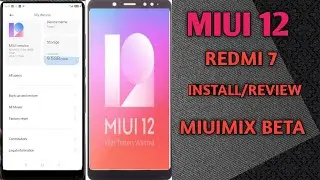 MIUI 12  Rom for REDMI 7/Redmi Y3. Installation and Review.Video toolbox,Floating window many More.