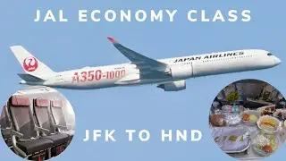 JAL Economy Class  New York JFK to Tokyo Haneda HND The Best Economy Class