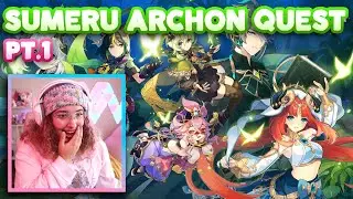 SUMERU ARCHON QUEST ACT I (PT. 1) | GENSHIN IMPACT 3.0 REACTION