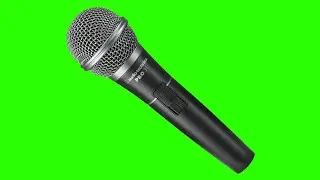 Green screen effect microphone