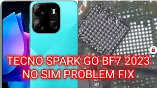 Tecno Spark Go bf7#2023 SIM Card Not Working#Tecnobf7 #2023 No Service Baseband Problem Fix Solution