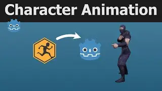 How to make character animation for Games using Mixamo,  Blender [2.91] & Godot [3]